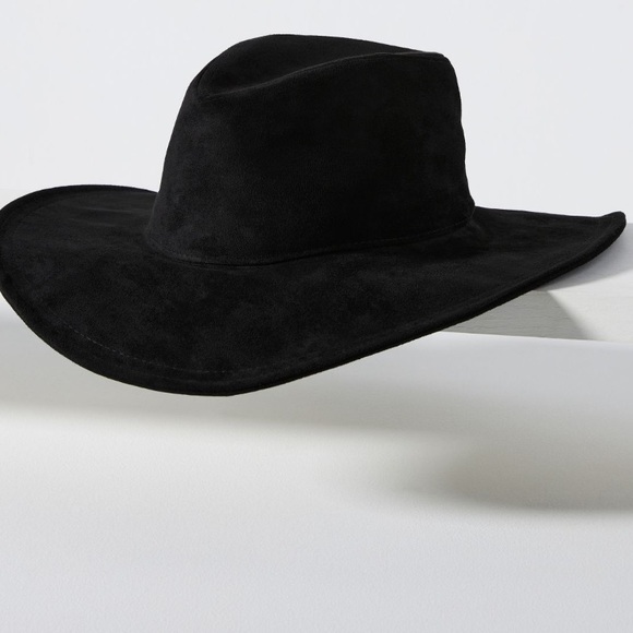 San Diego Hat Co Suede Fedora Hat Black NWT - Picture 1 of 6